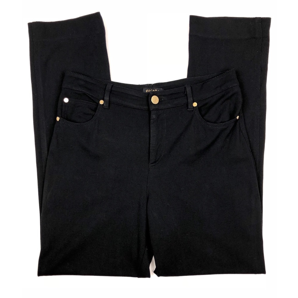 ESCADA Women's Black Viscose Blend Pants - Picture 3 of 8